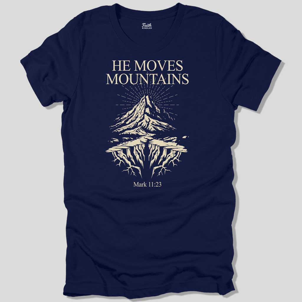 He Moves Mountains Unisex Tee