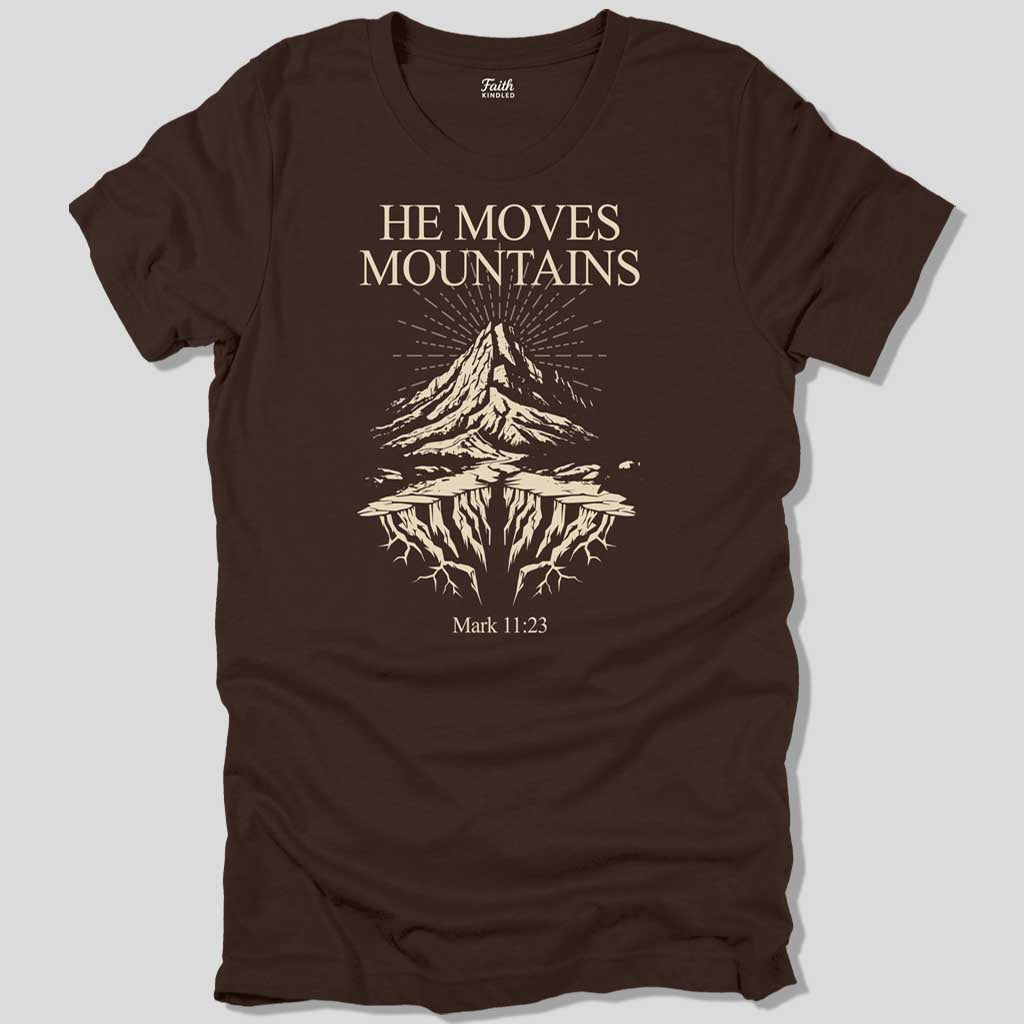 He Moves Mountains Unisex Tee