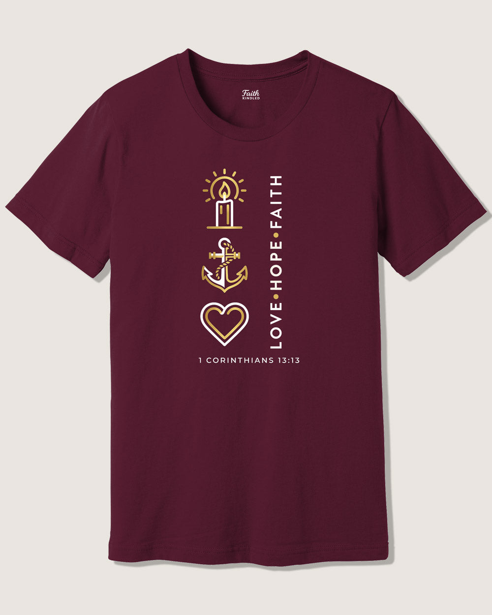Love, Hope, Faith Unisex Tee