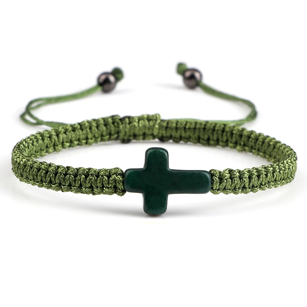 Olive Grove Braided Cross
