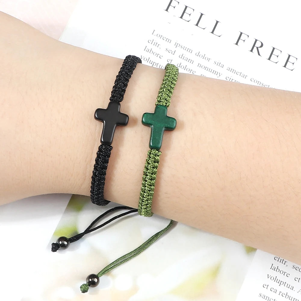 Olive Grove Braided Cross