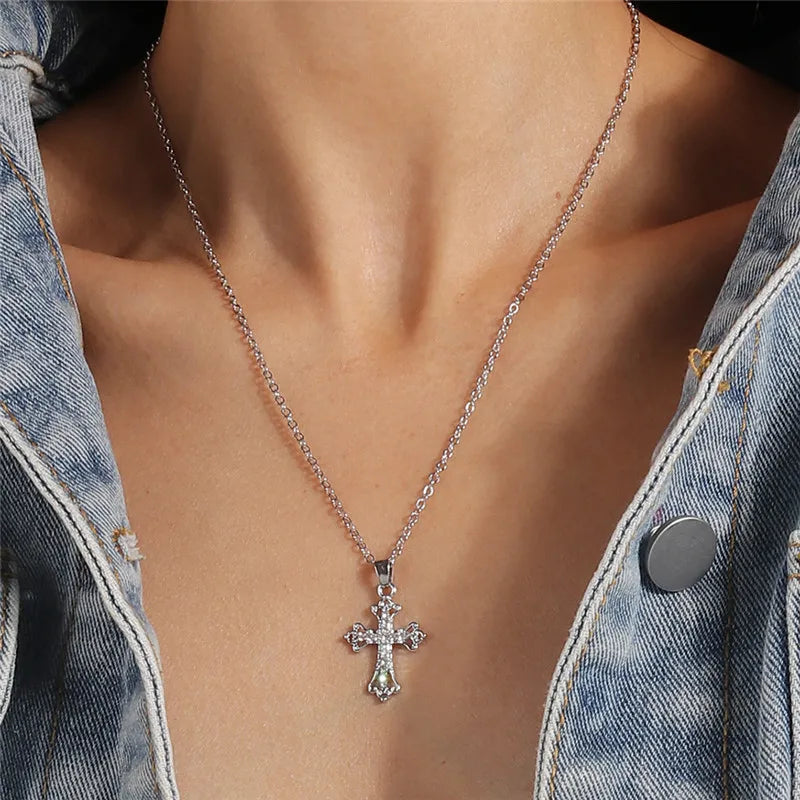 Radiant Faith Cross Necklace