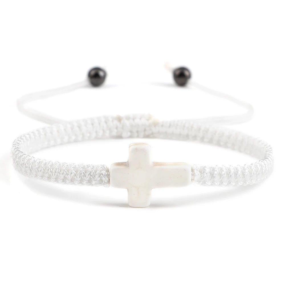 Purity Linen Braided Cross