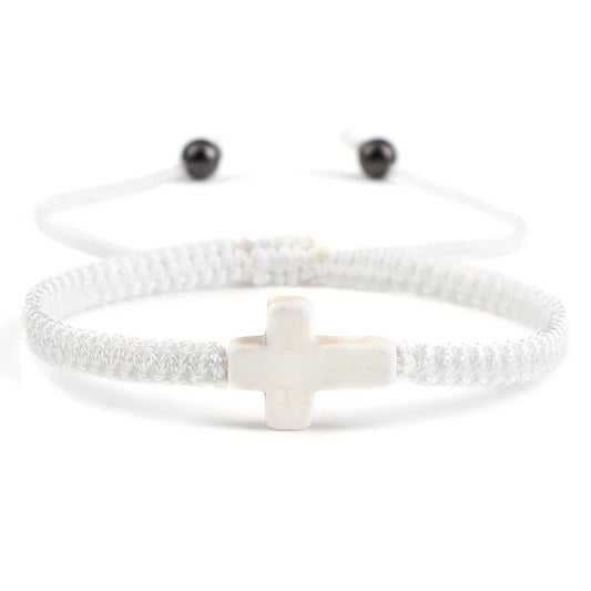 Purity Linen Braided Cross