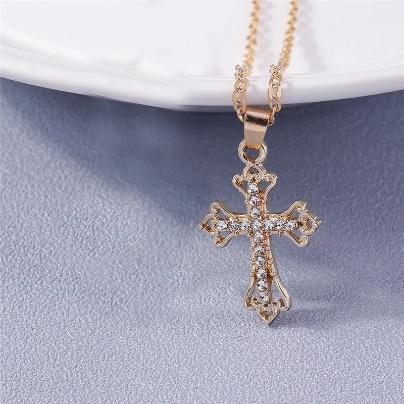 Radiant Faith Cross Necklace