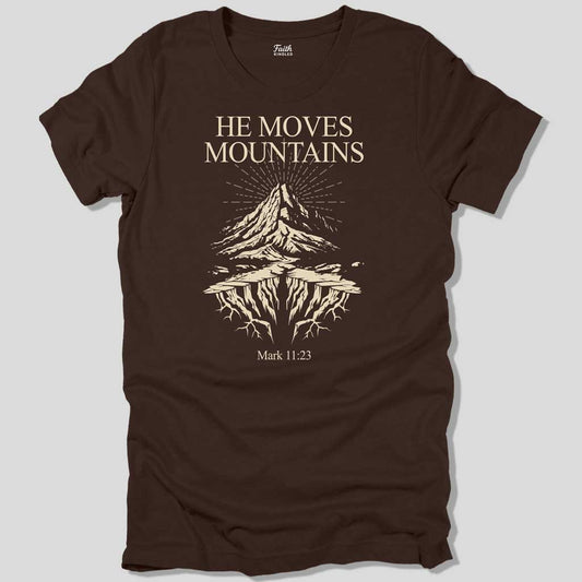 He Moves Mountains Unisex Tee