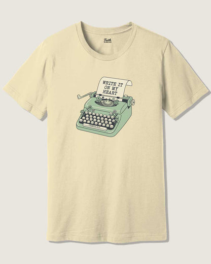 Write It On My Heart Unisex Tee