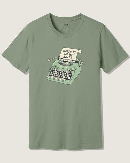 Write It On My Heart Unisex Tee