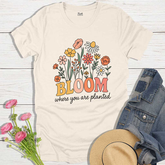 Bloom Where Planted Unisex Tee