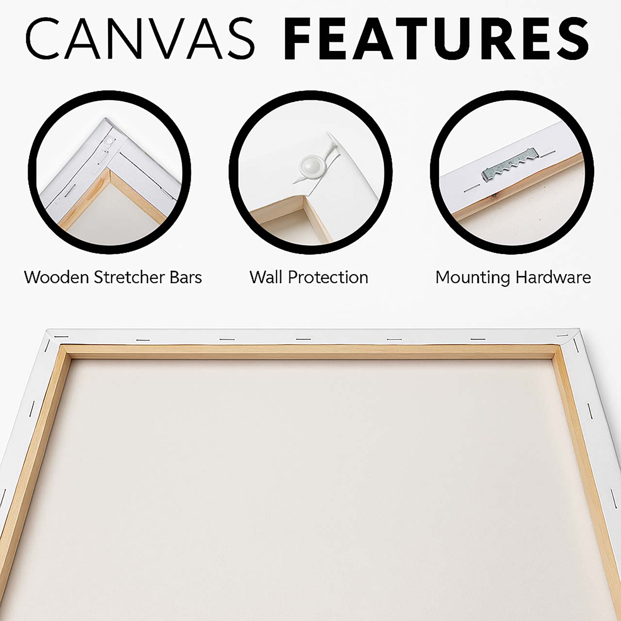 Jesus Healing Blind Man's Eyes, Wall Art Canvas – mock-up 5