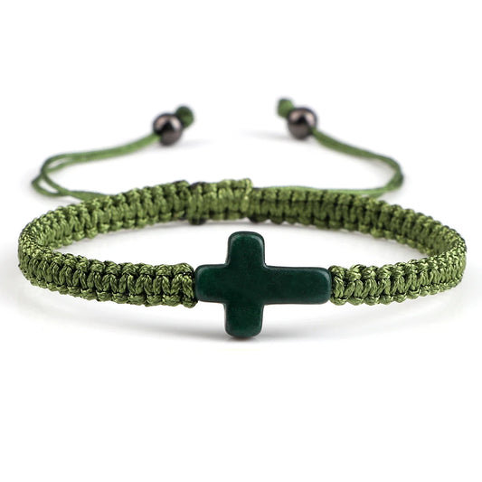 Olive Grove Braided Cross
