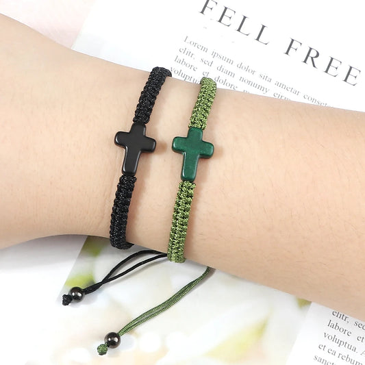 Olive Grove Braided Cross