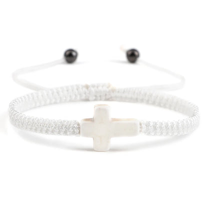 Purity Linen Braided Cross