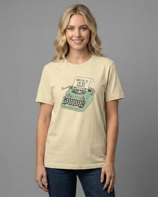 Write It On My Heart Unisex Tee