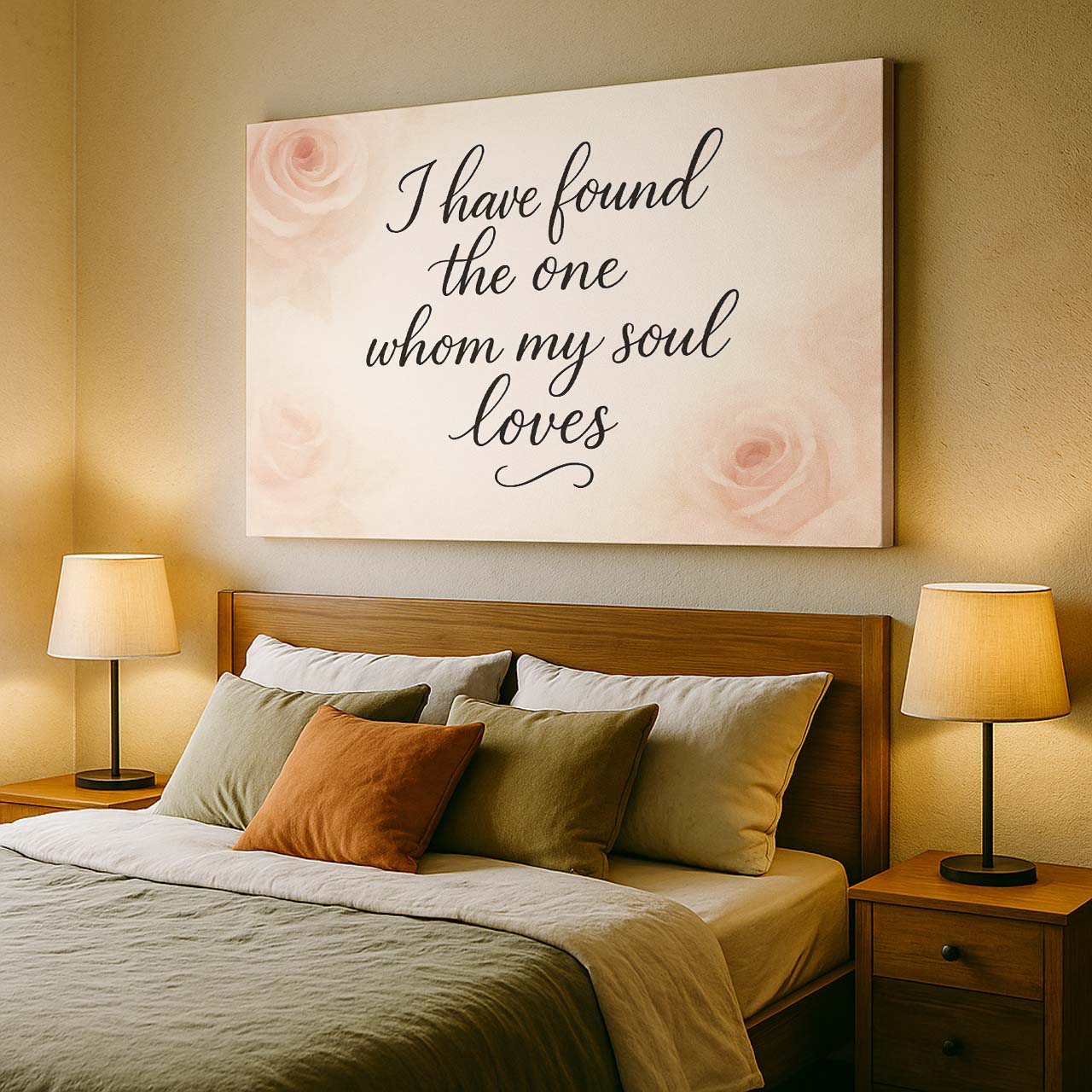 Song of Solomon ‘I Have Found The One’ Jesus, Wall Art Canvas