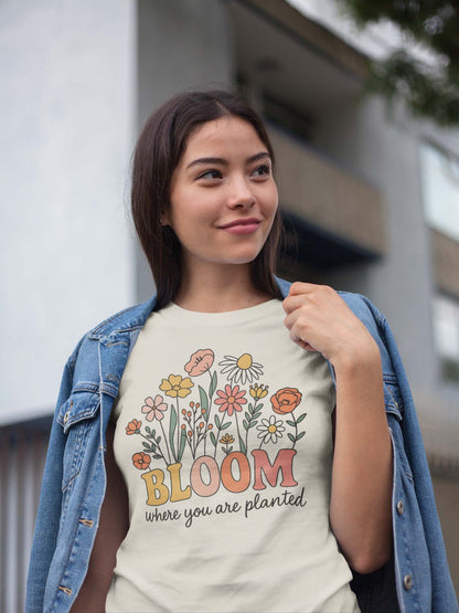 Bloom Where Planted Unisex Tee